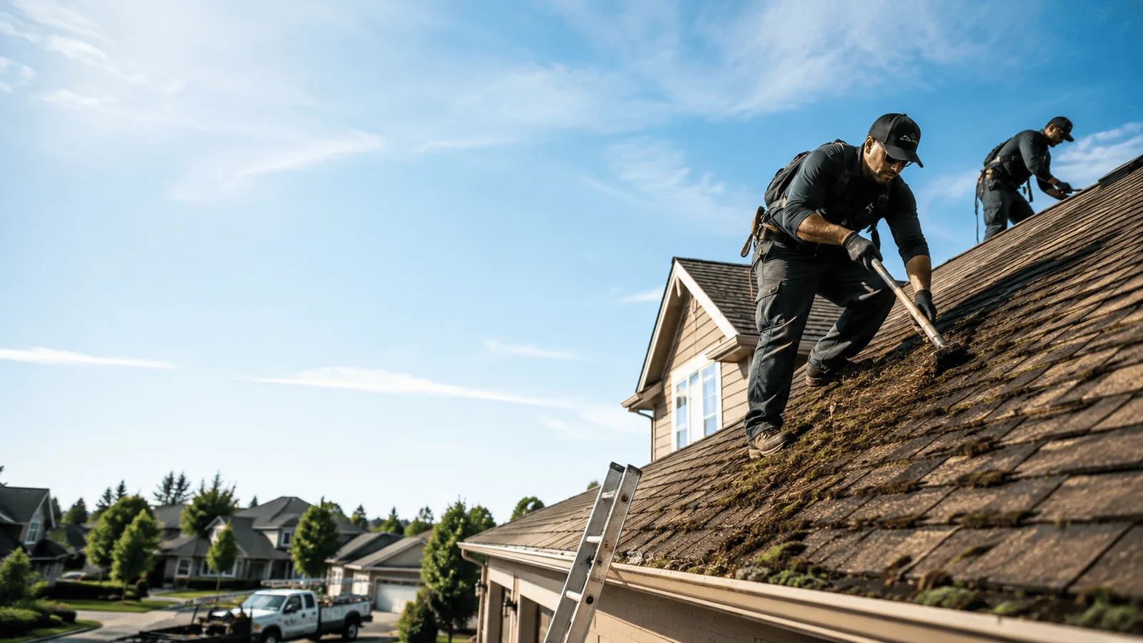 Roof Moss Removal in Shiner, TX near me